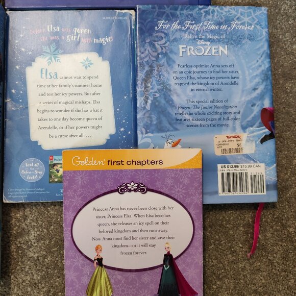 Disney Frozen Kids Book Set of 6 Reading Stories Girls Bedtime Elsa Anna Enjoy - Picture 6 of 6
